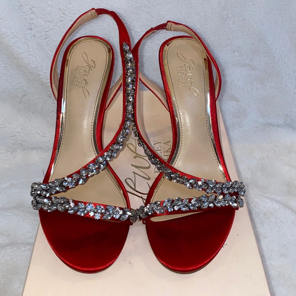 Badgley Mischka Red heels size 7 1/2